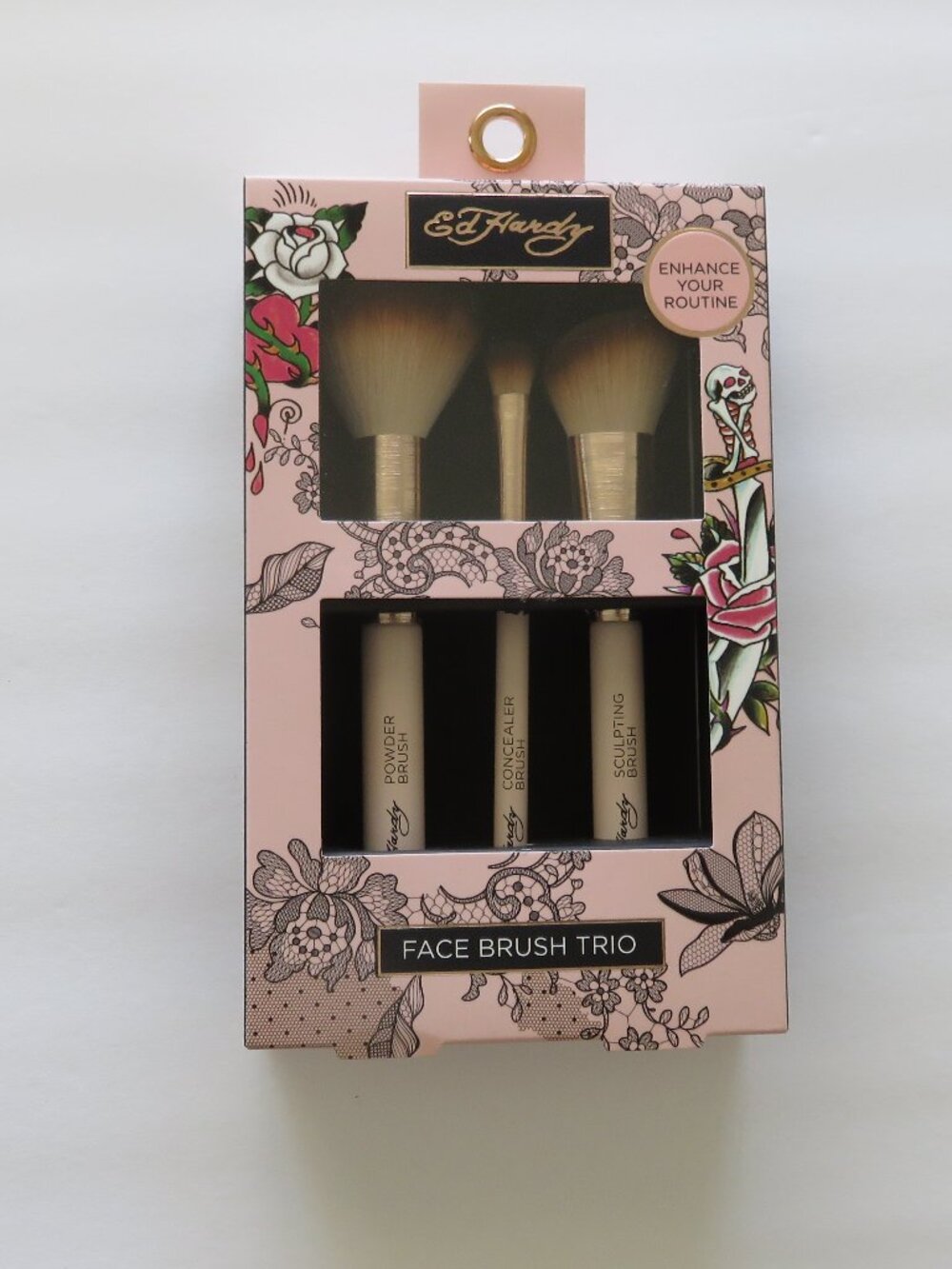 (#130) Ed hardy Face Brush Trio